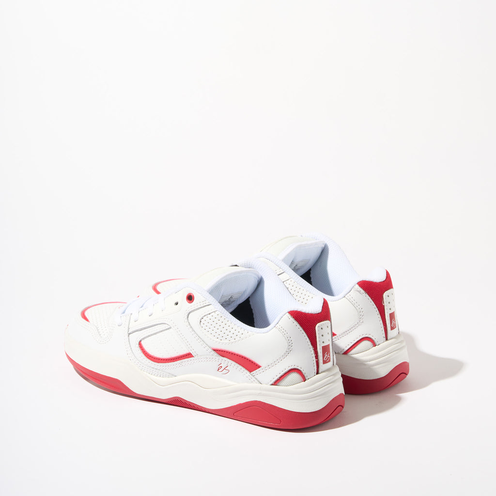 éS TJ Rogers Pro Model Shoe White and Red