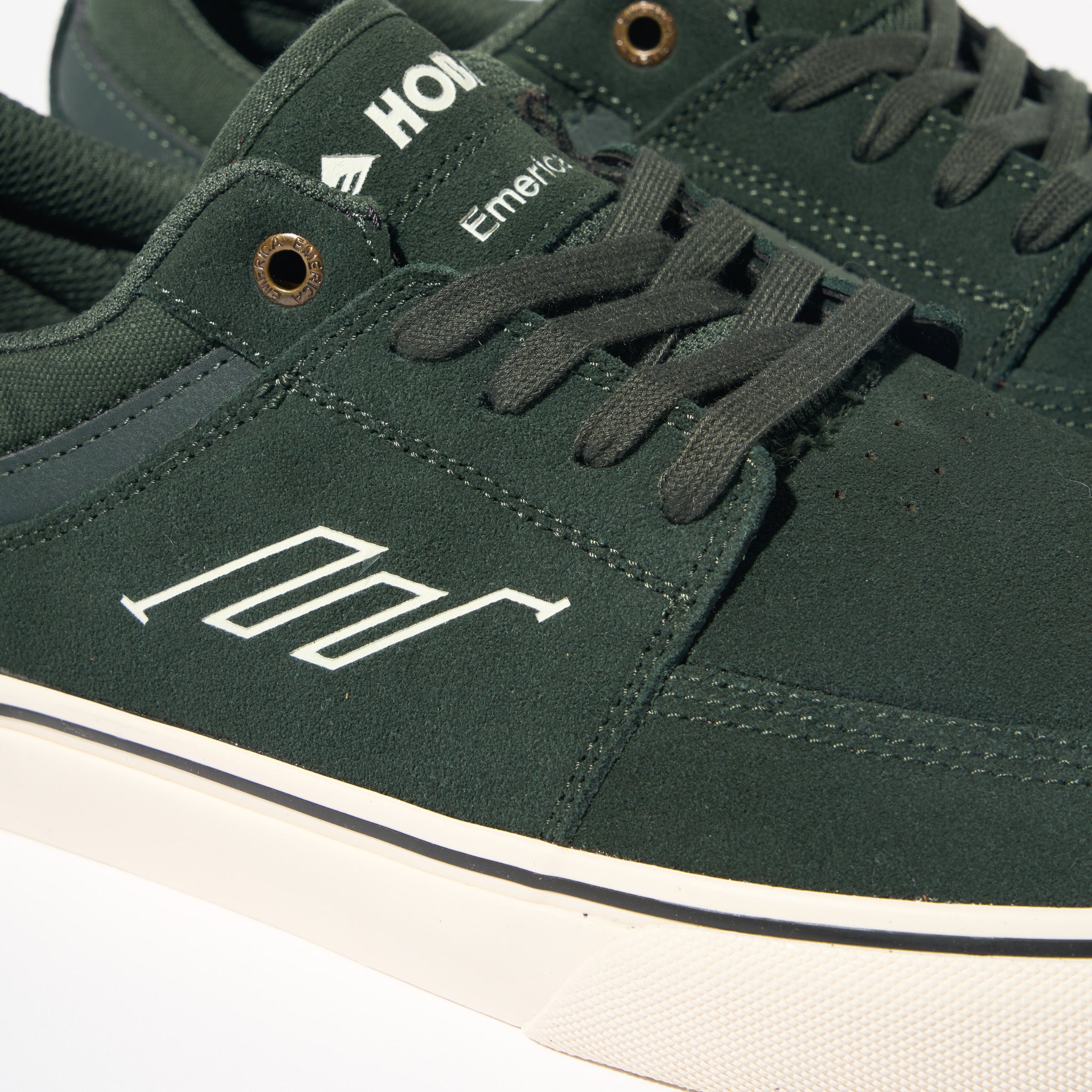 Emerica Hoban Shoes Forrest Green Close Up